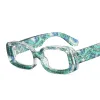 C17 Green Flower Frame Transparent Film