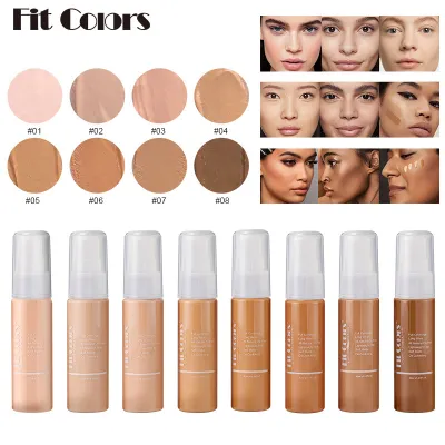 8 Colors 30Ml Liquid Foundation Matte Good Spreading Concealer Foundation Makeup
