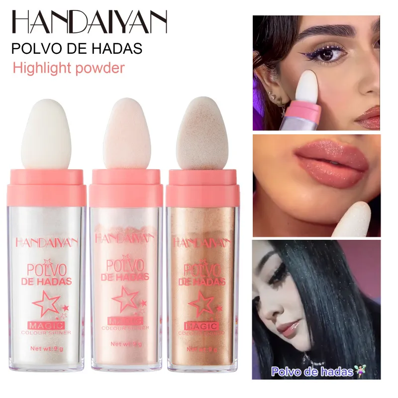 Fairy High Light Pat Powder Body Highlighter Brighten Natural Contouring Powder