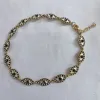 Necklace Black White