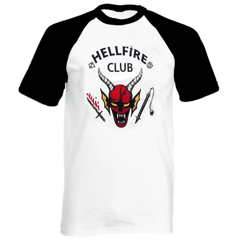Men'S And Women'S Casual Unisex Printed Short-Sleeved Stitching Contrast Color Raglan T-Shirt