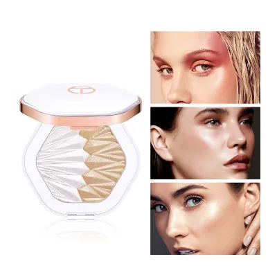 New Double Colors Contour Highlighter Powder