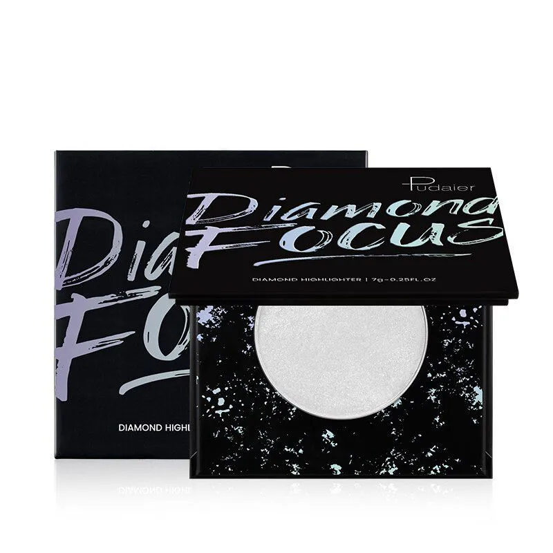 Facial Contour Golden Bronzer Glitter Highlighting Powder