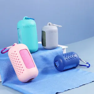 Quick Drying Microfiber Towel Sports Instant Cooling Ice Towel Portable Outdoor Travel Fitness Running Swim Towel